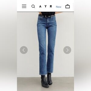 AYR Lala Straight Leg Blue Jeans